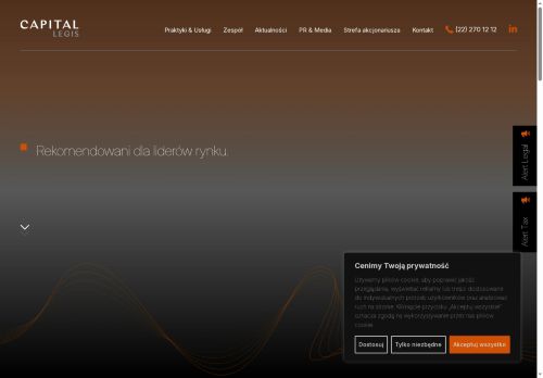KANCELARIA CAPITAL LEGIS SPÓŁKA Z OGRANICZONĄ ODPOWIEDZIALNOŚCIĄ SPÓŁKA KOMANDYTOWO-AKCYJNA